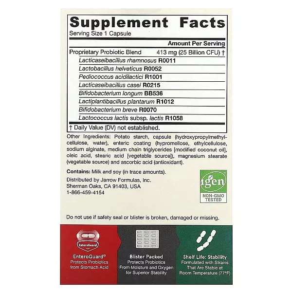 Jarrow Formulas Jarro-Dophilus EPS 25 Billion KOE �������� ��� ������'� ��� �� ������ �������