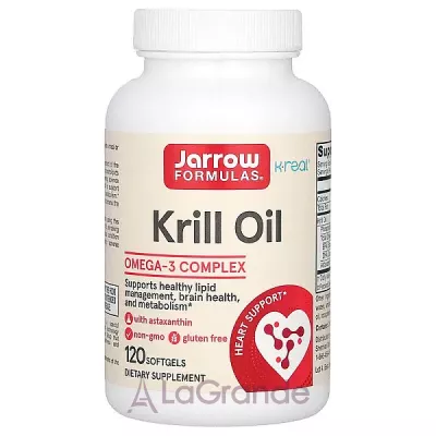 Jarrow Formulas, Krill Oil, 600 mg, 60/120 Softgels   (Krill Oil) 600 , 60/120 