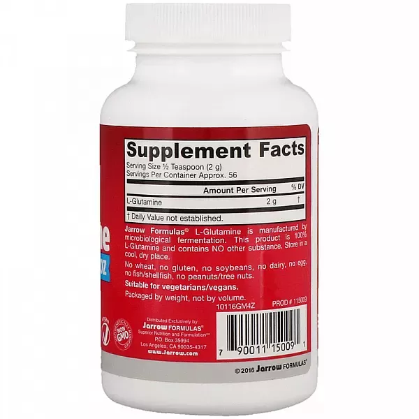 Jarrow Formulas L-Glutamine Powder 2000mg ������� (L-Glutamine) ��� ������� �� �����, ������ ����������� �'������ ������