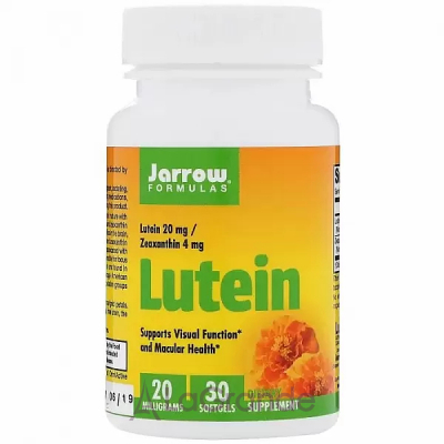 Jarrow Formulas, Lutein, 20 mg, 30/60/120 Softgels  (Lutein) 20 , 30/60/ 120 