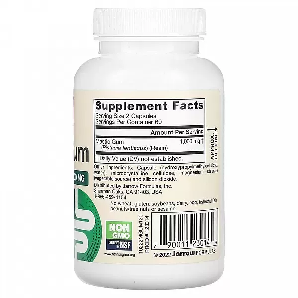 Jarrow Formulas Mastic Gum ����� ����������� ������ (Mastic Gum) ��� ������������ ������