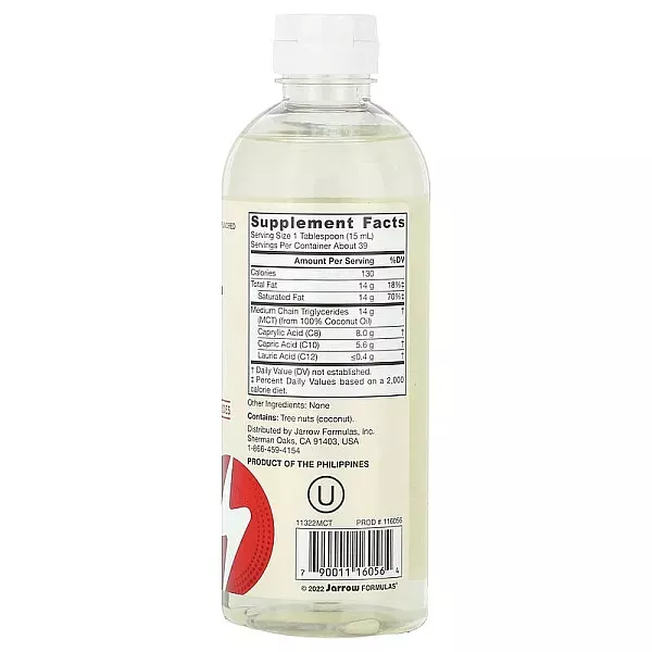 Jarrow Formulas, MCT Oil ��� ��� (MCT Oil) ��� ����������� �� ����� � �������� �������� �����