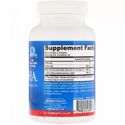 Jarrow Formulas, Max DHA, 90 Softgels   ( DHA) 484/300  90 