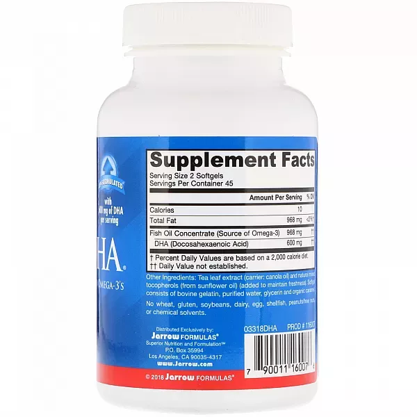 Jarrow Formulas Max DHA 484/300mg ���'���� ��� (Max DHA) ��� ������������� �������� ����� �� ��������, ��� ����� �������� ���