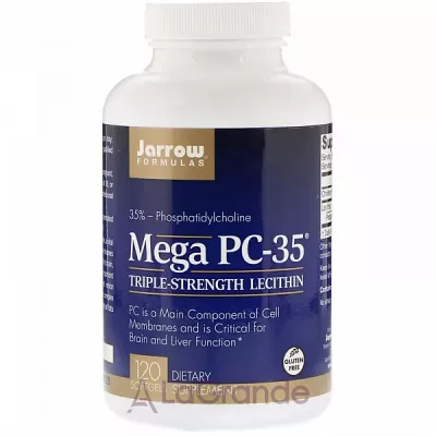 Jarrow Formulas, Mega PC-35, 120 Softgels    (Mega PC-35 Lecithin) 120 