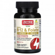 Jarrow Formulas Methyl B-12 & Methyl Folate 1000 mcg / 400 mcg, Lemon Flavor 100pcs