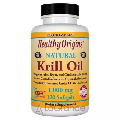 Healthy Origins Krill Oil 1000 mg   1000  