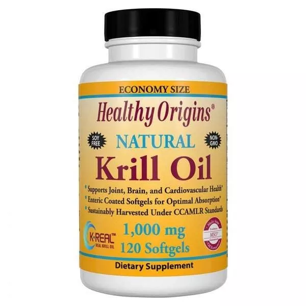 Healthy Origins Krill Oil 1000 mg ��� ����� 1000 �� 