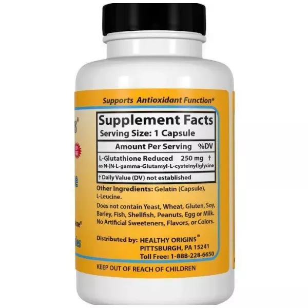 Healthy Origins Setria L-Glutathione Reduced 250 mg �������� �������� 250 �� � ��������