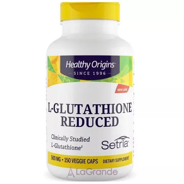 Healthy Origins Setria L-Glutathione Reduced 500 mg ��������� ���������� 500 �� � ��������