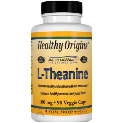 Healthy Origins AlphaWave L-Theanine 100 mg  L- 100    