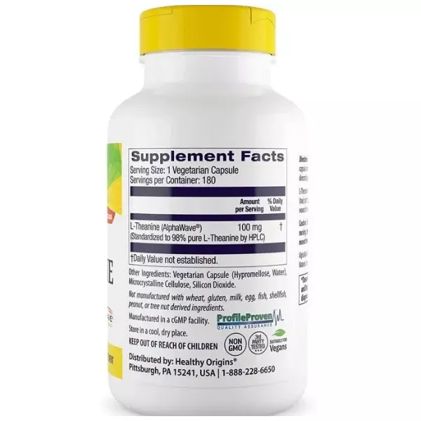 Healthy Origins AlphaWave L-Theanine 100 mg ����������� L-������ 100 �� � ������� ��������