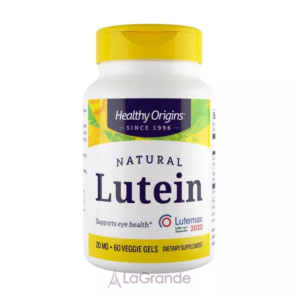Healthy Origins Natural Lutein 20 mg ����� 20 �� � ����������� ��������