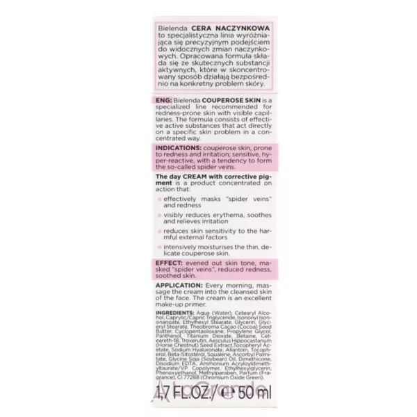Bielenda Capillary Skin Cream with Corrective Pigment ���� ��� ������� � ������������� ��������
