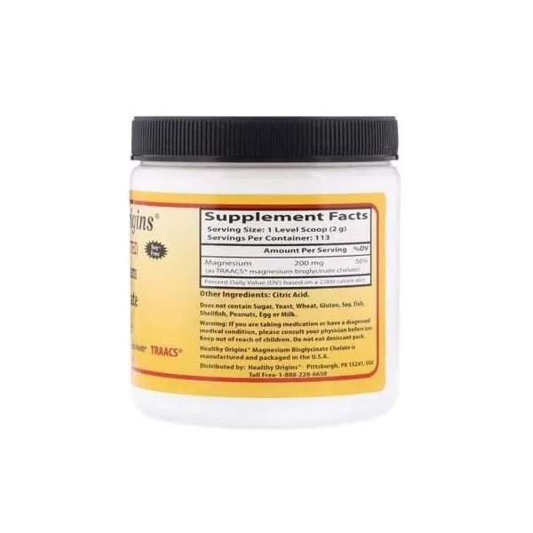 Healthy Origins Magnesium Bisglycinate Chelate (TRAACS) ̳���������� ������ � �������