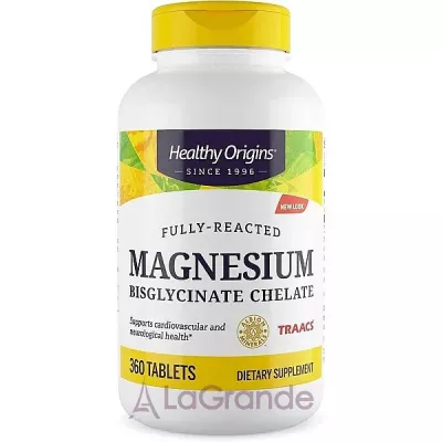 Healthy Origins Magnesium Bisglycinate Chelate 200 mg    200   