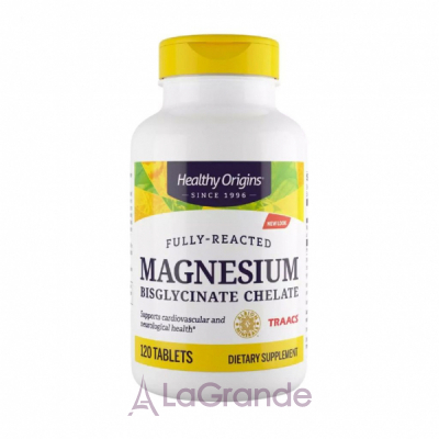 Healthy Origins Magnesium Bisglycinate Chelate 200 mg    200   