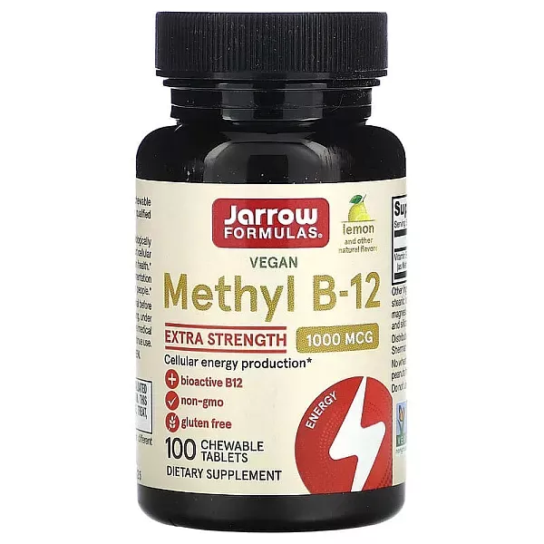 Jarrow Formulas Methyl B-12 Lemon Flavor 1000 mcg ³���� �12 (Methyl B12) ��������� � ������ ������