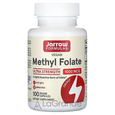 Jarrow Formulas, Methyl Folate, 1000 mcg, 100 Capsules  볺  (Methyl Folate) 1000  100 