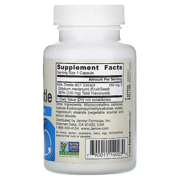 Jarrow Formulas Milk Thistle, 150 mg ���������� (Milk Thistle) ��� ���������� ������� �������