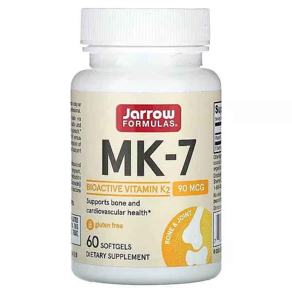 Jarrow Formulas MK-7 Vitamin K2 as MK-7, 90 mcg ³���� �2 (��-7 Vitamin K2) ��� �����