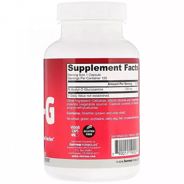 Jarrow Formulas N-A-G 700 mg N-��������������� ��� �������, ������, �'���