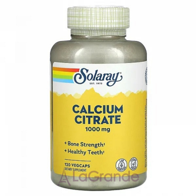 Solaray Calcium Citrate 1000 mg    