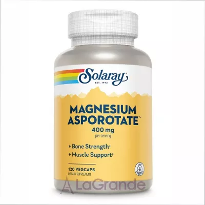 Solaray Magnesium Asporotate 400 mg    