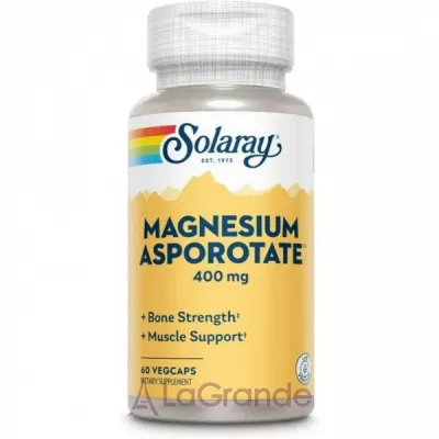 Solaray Magnesium Asporotate 400 mg    