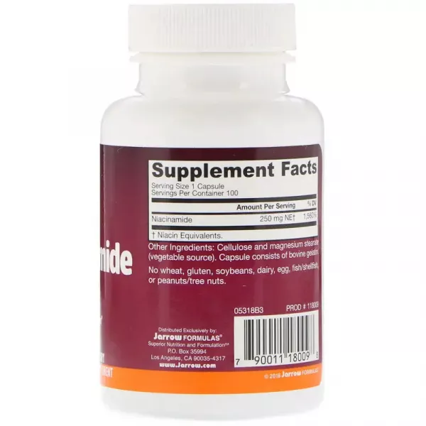 Jarrow Formulas Niacinamide 250 mg ͳ������� ��� ���