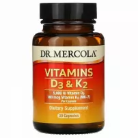 Dr. Mercola Vitamins D3 & K2 ������� �3 � �2 5000 ��