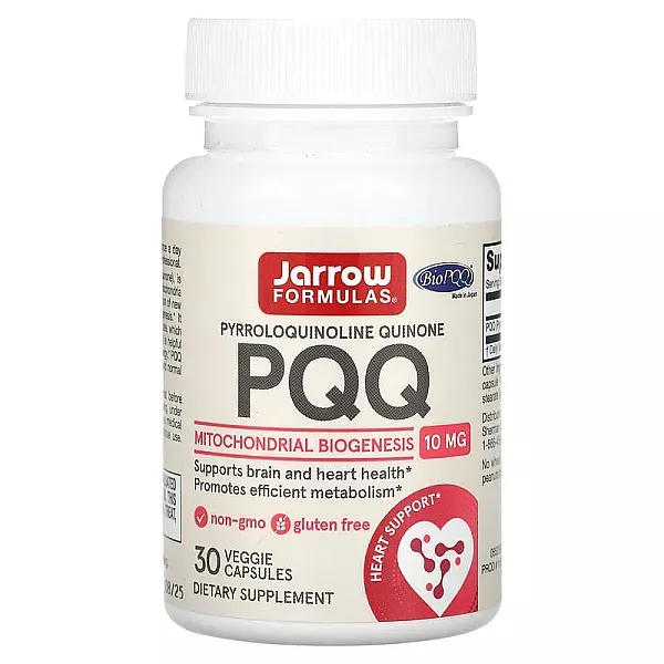 Jarrow Formulas PQQ (Pyrroloquinoline Quinone) 10 mg ϳ���������������� (PQQ) ��� �������� ������'� ������ ���������