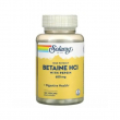 Solaray Betaine HCL with Pepsin 650 mg 100pcs