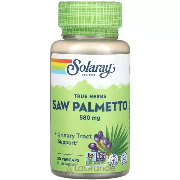 Solaray Saw Palmetto Berry 580 mg ĳ������ ������� 