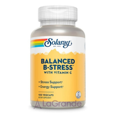 Solaray Balanced B Stress  -     +  