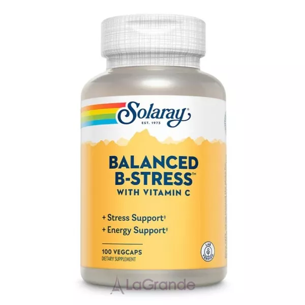 Solaray Balanced B Stress ��������� - �������� ������� ����� � + ����� �