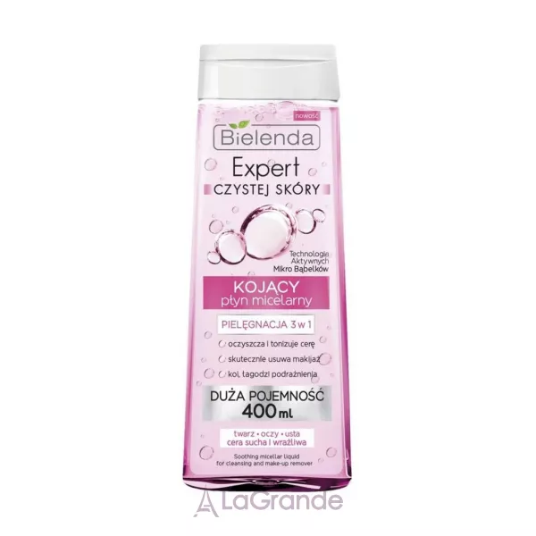 Bielenda Clear Skin Expert 3 in 1 Soothing Micellar Liquid ������������� ����������� �������� 3�1 ��� �������� � ������ �������