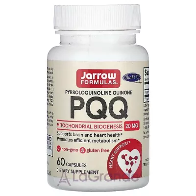 Jarrow Formulas, PQQ (Pyrroloquinoline Quinone), 20 mg, 30/60 Capsules  (PQQ) 20  30/60 