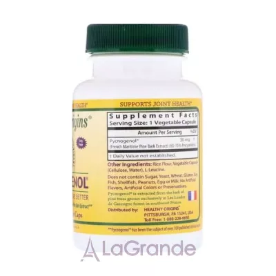 Healthy Origins Pycnogenol 30 mg    30   