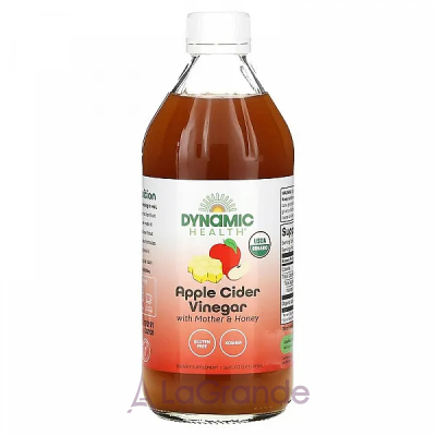 Dynamic Health Apple Cider Vinegar with Mother and Honey    