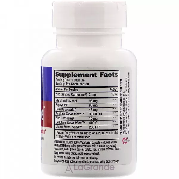 Enzymedica Acid Soothe ��������������� �������� �� ������ � ���������� �����������