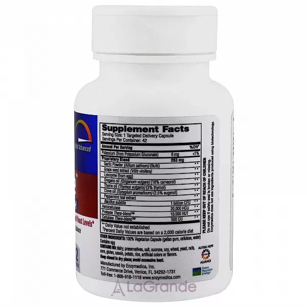 Enzymedica Candidase Extra Strength ���������������� ��������