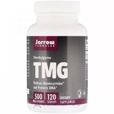 Jarrow Formulas, TMG, Trimethylglycine, 500 mg, 120 Tablets  (TMG) 500  120 