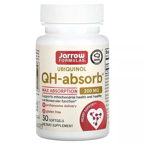 Jarrow Formulas Ubiquinol QH-Absorb, 200 mg ������� QH-absorb (������� CoQ10) ��������� ������������