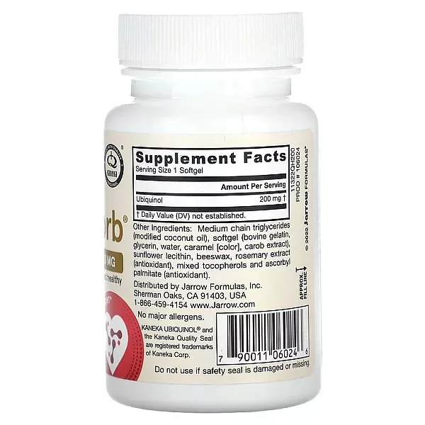 Jarrow Formulas Ubiquinol QH-Absorb, 200 mg ������� QH-absorb (������� CoQ10) ��������� ������������