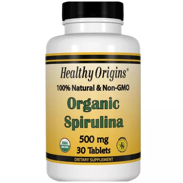 Healthy Origins Spirulina Organic 500 mg ��������� ������� 500 �� � ���������