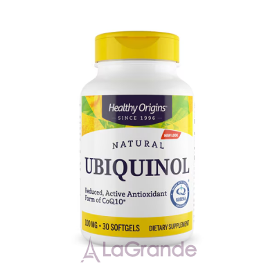 Healthy Origins Ubiquinol 100 mg ( Active form of CoQ10 )   100   