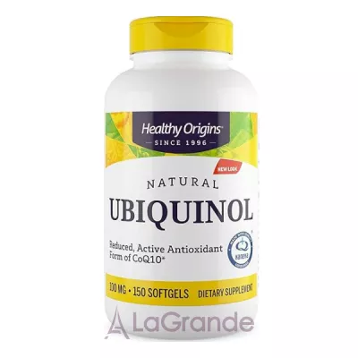 Healthy Origins Ubiquinol 100 mg ( Active form of CoQ10 )   100   