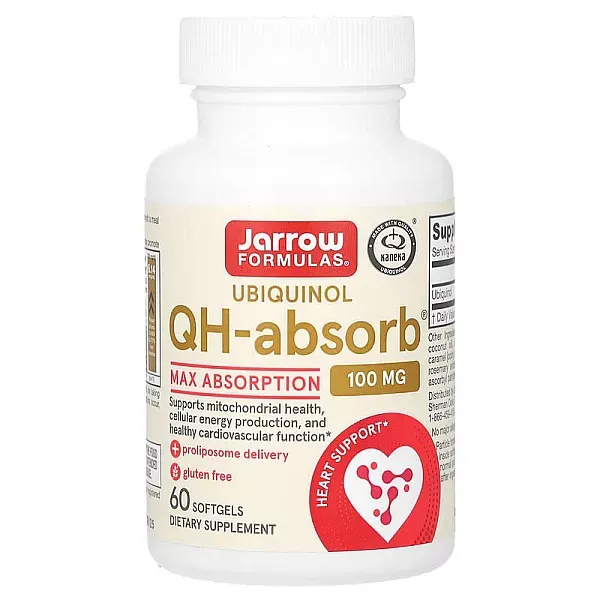 Jarrow Formulas Ubiquinol QH-Absorb 100 mg ������� QH-absorb (������� CoQ10) ����������