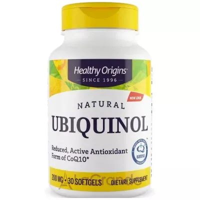 Healthy Origins Ubiquinol 200 mg ( Active form of CoQ10 )  (Kaneka QH) 200   